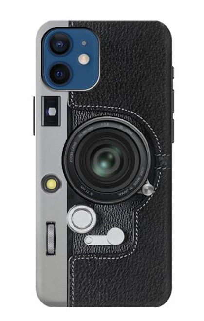 W3922 Camera Lense Shutter Graphic Print Hard Case and Leather Flip Case For iPhone 12 mini