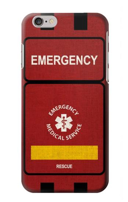 W3957 Emergency Medical Service Hard Case and Leather Flip Case For iPhone 6 6S