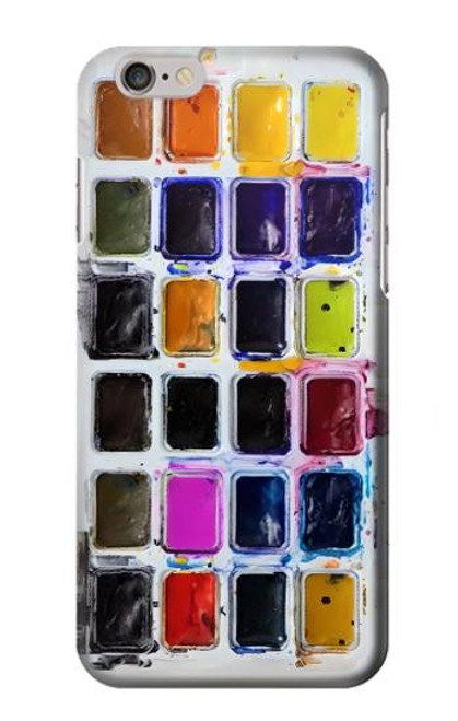 W3956 Watercolor Palette Box Graphic Hard Case and Leather Flip Case For iPhone 6 Plus, iPhone 6s Plus