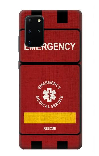 W3957 Emergency Medical Service Hard Case and Leather Flip Case For Samsung Galaxy S20 Plus, Galaxy S20+