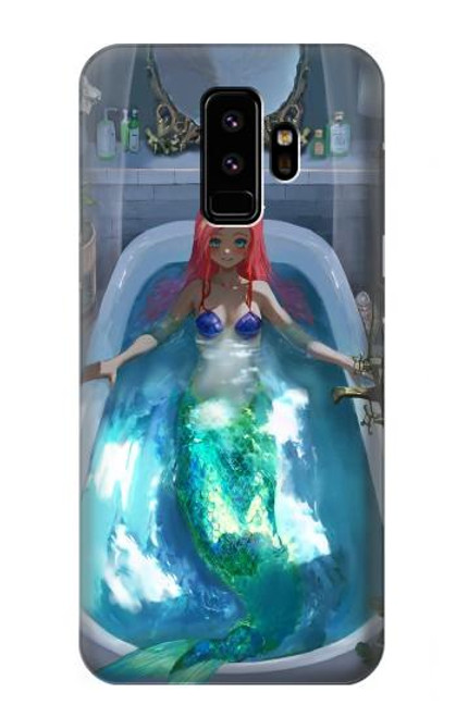 W3912 Cute Little Mermaid Aqua Spa Hard Case and Leather Flip Case For Samsung Galaxy S9