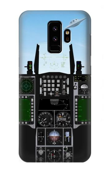 W3933 Fighter Aircraft UFO Hard Case and Leather Flip Case For Samsung Galaxy S9