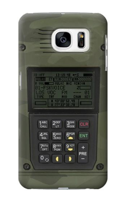 W3959 Military Radio Graphic Print Hard Case and Leather Flip Case For Samsung Galaxy S7
