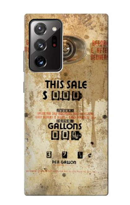 W3954 Vintage Gas Pump Hard Case and Leather Flip Case For Samsung Galaxy Note 20 Ultra, Ultra 5G