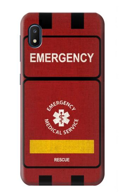 W3957 Emergency Medical Service Hard Case and Leather Flip Case For Samsung Galaxy A10e