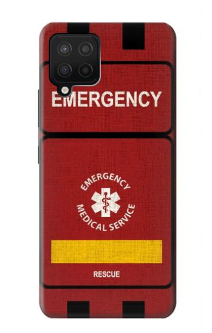 W3957 Emergency Medical Service Hard Case and Leather Flip Case For Samsung Galaxy A12