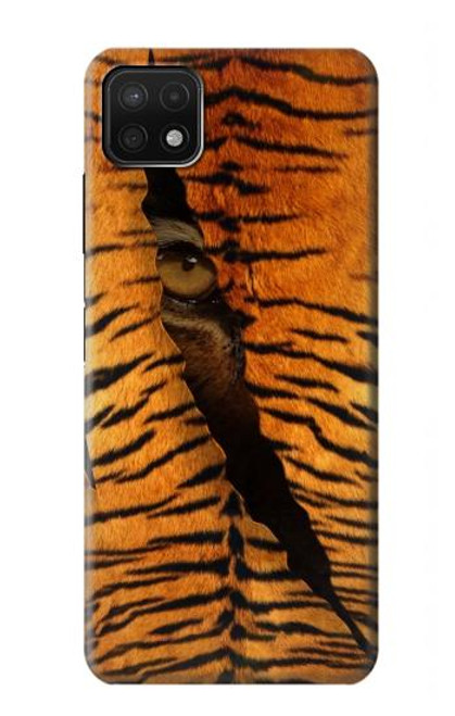 W3951 Tiger Eye Tear Marks Hard Case and Leather Flip Case For Samsung Galaxy A22 5G