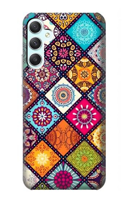 W3943 Maldalas Pattern Hard Case and Leather Flip Case For Samsung Galaxy A34 5G