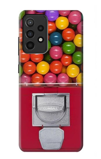 W3938 Gumball Capsule Game Graphic Hard Case and Leather Flip Case For Samsung Galaxy A52, Galaxy A52 5G