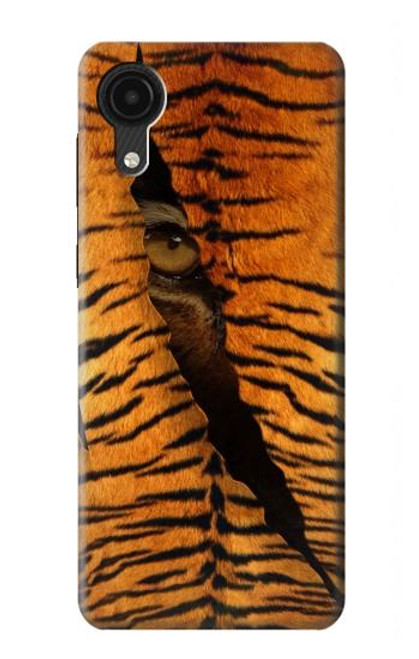 W3951 Tiger Eye Tear Marks Hard Case and Leather Flip Case For Samsung Galaxy A03 Core