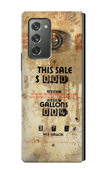 W3954 Vintage Gas Pump Hard Case For Samsung Galaxy Z Fold2 5G