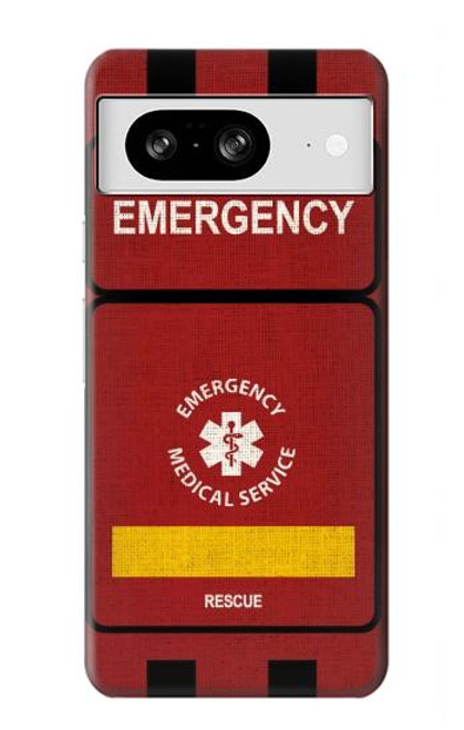 W3957 Emergency Medical Service Hard Case and Leather Flip Case For Google Pixel 8