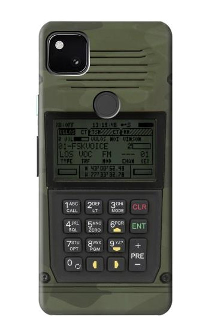 W3959 Military Radio Graphic Print Hard Case and Leather Flip Case For Google Pixel 4a