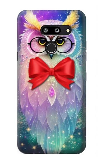 W3934 Fantasy Nerd Owl Hard Case and Leather Flip Case For LG G8 ThinQ