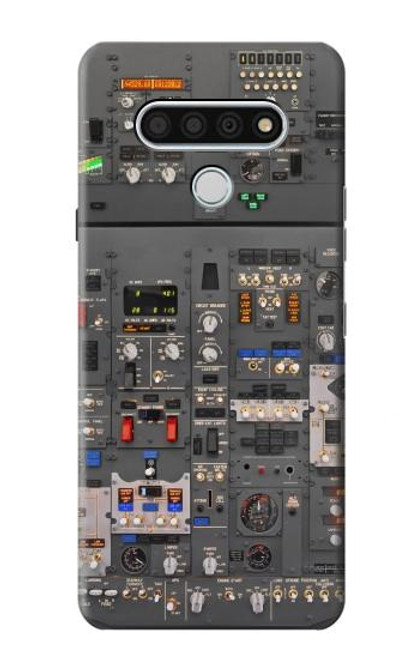 W3944 Overhead Panel Cockpit Hard Case and Leather Flip Case For LG Stylo 6