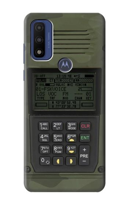 W3959 Military Radio Graphic Print Hard Case and Leather Flip Case For Motorola G Pure