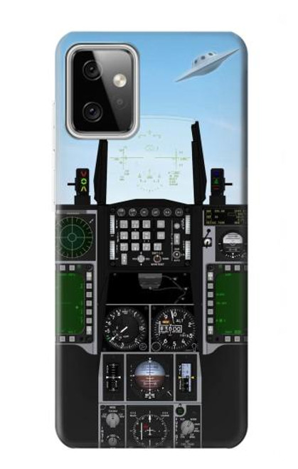 W3933 Fighter Aircraft UFO Hard Case and Leather Flip Case For Motorola Moto G Power (2023) 5G