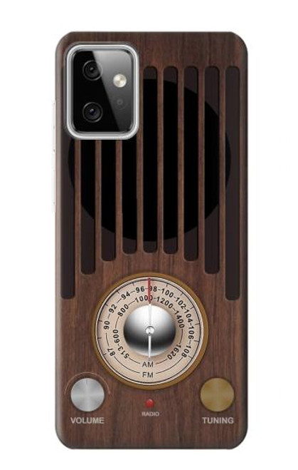 W3935 FM AM Radio Tuner Graphic Hard Case and Leather Flip Case For Motorola Moto G Power (2023) 5G
