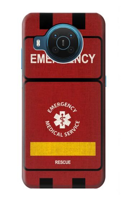 W3957 Emergency Medical Service Hard Case and Leather Flip Case For Nokia X20