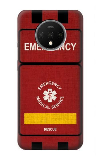 W3957 Emergency Medical Service Hard Case and Leather Flip Case For OnePlus 7T