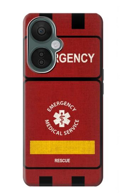 W3957 Emergency Medical Service Hard Case and Leather Flip Case For OnePlus Nord CE 3 Lite, Nord N30 5G