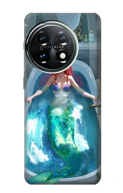 W3911 Cute Little Mermaid Aqua Spa Hard Case and Leather Flip Case For OnePlus 11