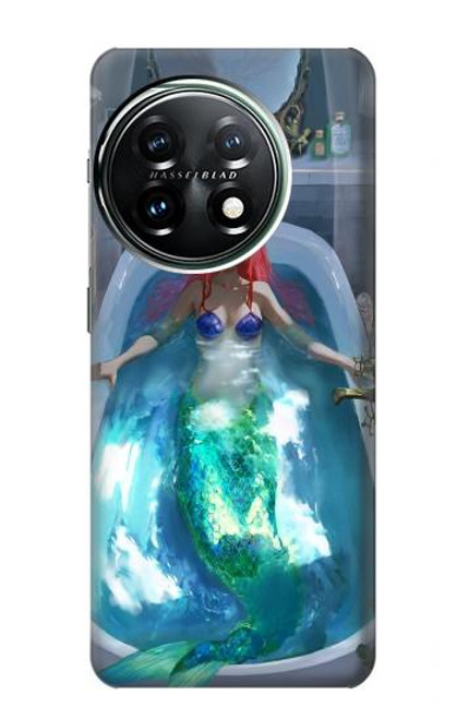 W3912 Cute Little Mermaid Aqua Spa Hard Case and Leather Flip Case For OnePlus 11