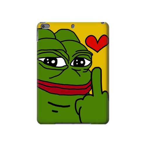 W3945 Pepe Love Middle Finger Tablet Hard Case For iPad Pro 10.5, iPad Air (2019, 3rd)