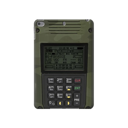 W3959 Military Radio Graphic Print Tablet Hard Case For iPad mini 4, iPad mini 5, iPad mini 5 (2019)