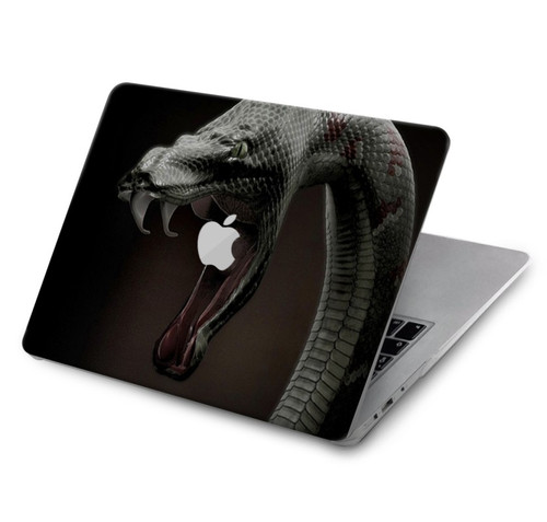 W1597 Black Mamba Snake Hard Case Cover For MacBook Air 15″ (2023,2024) - A2941, A3114
