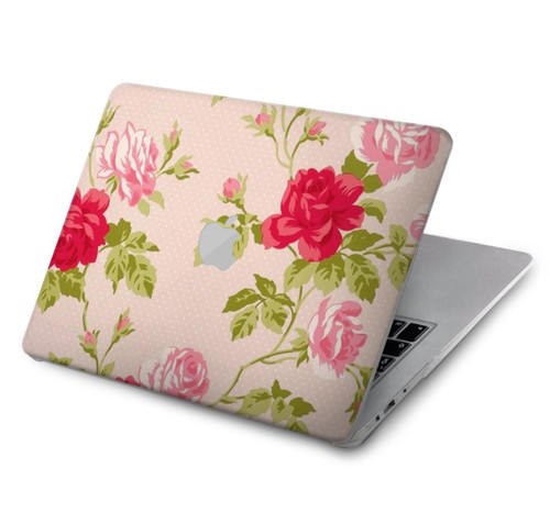 W3037 Pretty Rose Cottage Flora Hard Case Cover For MacBook Air 15″ (2023,2024) - A2941, A3114