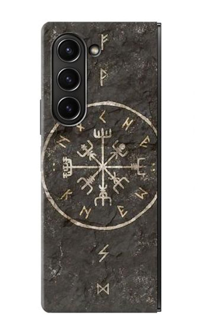 W3413 Norse Ancient Viking Symbol Hard Case For Samsung Galaxy Z Fold 5