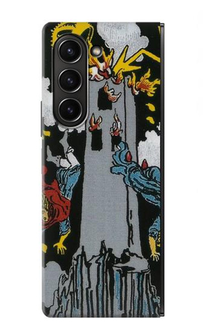 W3745 Tarot Card The Tower Hard Case For Samsung Galaxy Z Fold 5