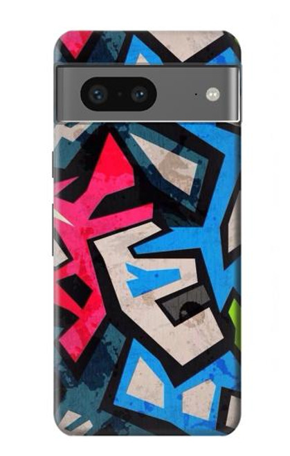 W3445 Graffiti Street Art Hard Case and Leather Flip Case For Google Pixel 7a