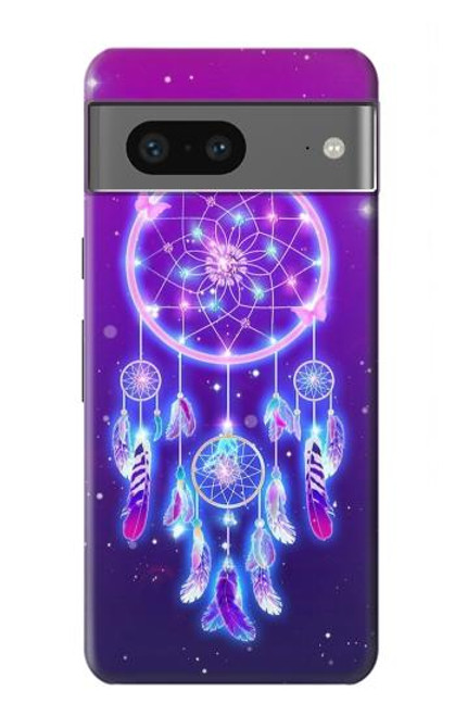 W3484 Cute Galaxy Dream Catcher Hard Case and Leather Flip Case For Google Pixel 7a