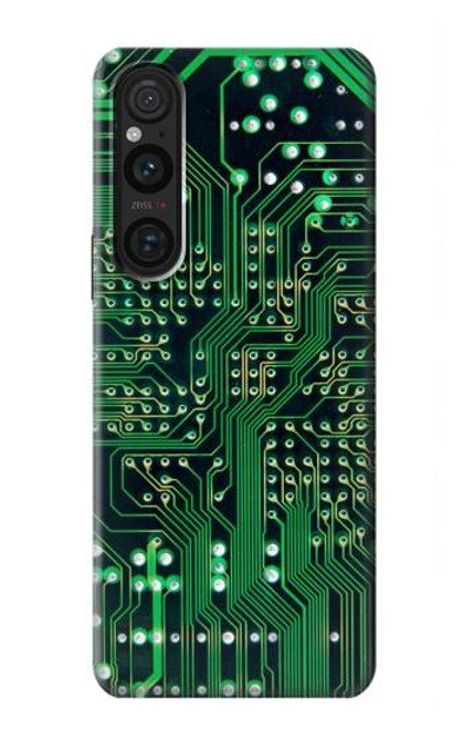 W3392 Electronics Board Circuit Graphic Hard Case and Leather Flip Case For Sony Xperia 1 V