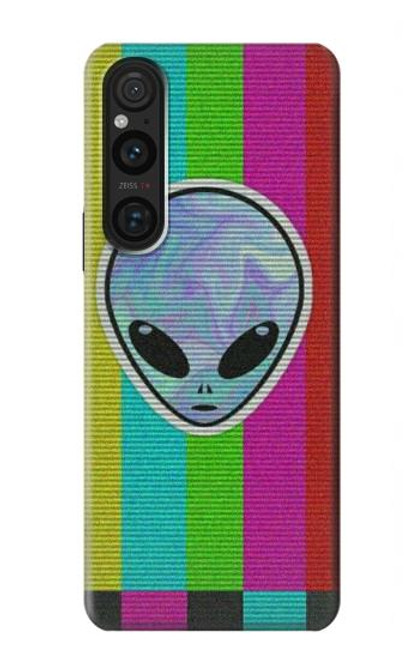 W3437 Alien No Signal Hard Case and Leather Flip Case For Sony Xperia 1 V