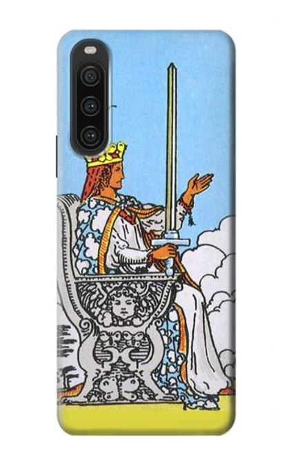 W3068 Tarot Card Queen of Swords Hard Case and Leather Flip Case For Sony Xperia 10 V