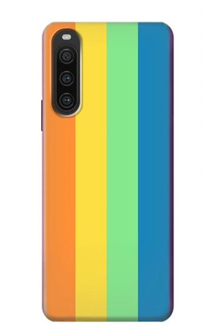 W3699 LGBT Pride Hard Case and Leather Flip Case For Sony Xperia 10 V