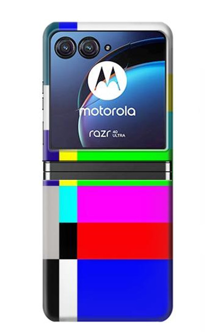 W2348 No Signal TV Hard Case For Motorola Razr 40 Ultra