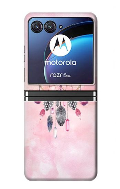 W3094 Dreamcatcher Watercolor Painting Hard Case For Motorola Razr 40 Ultra