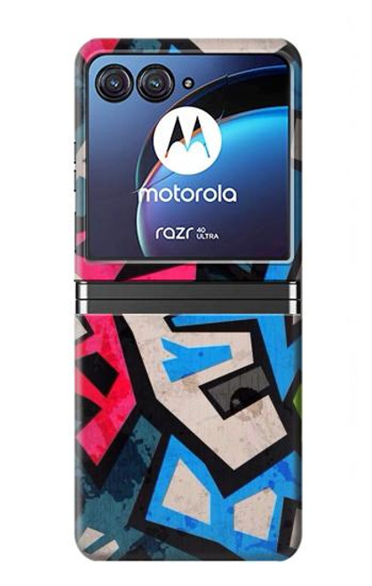 W3445 Graffiti Street Art Hard Case For Motorola Razr 40 Ultra