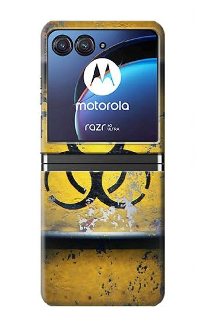 W3669 Biological Hazard Tank Graphic Hard Case For Motorola Razr 40 Ultra