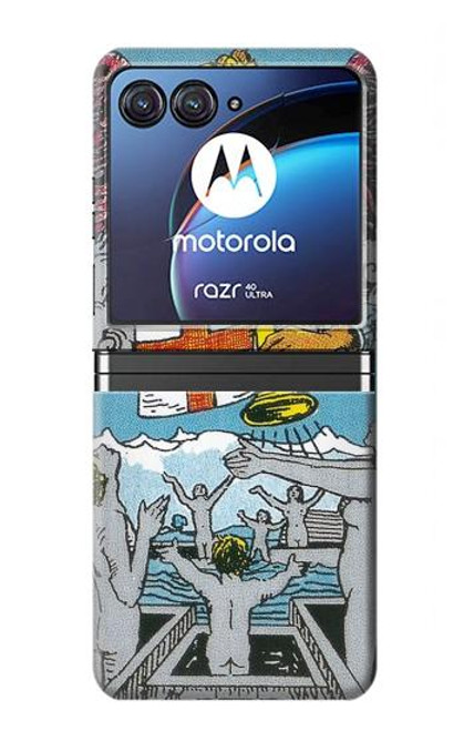 W3743 Tarot Card The Judgement Hard Case For Motorola Razr 40 Ultra