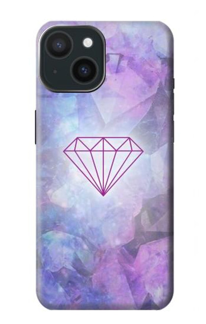 W3455 Diamond Hard Case and Leather Flip Case For iPhone 15