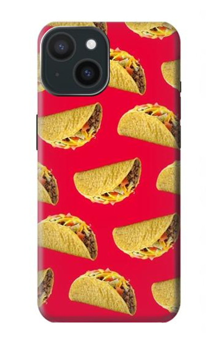 W3755 Mexican Taco Tacos Hard Case and Leather Flip Case For iPhone 15