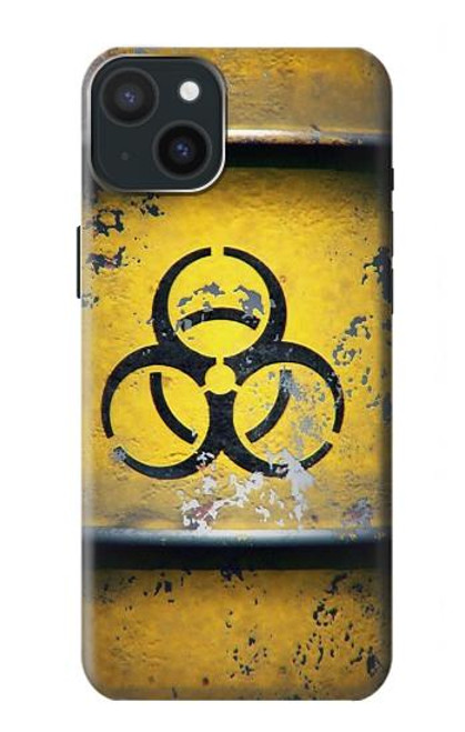 W3669 Biological Hazard Tank Graphic Hard Case and Leather Flip Case For iPhone 15 Plus