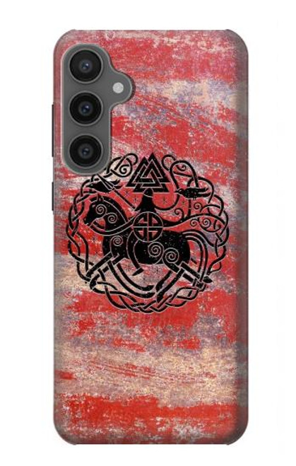 W3831 Viking Norse Ancient Symbol Hard Case and Leather Flip Case For Samsung Galaxy S23 FE