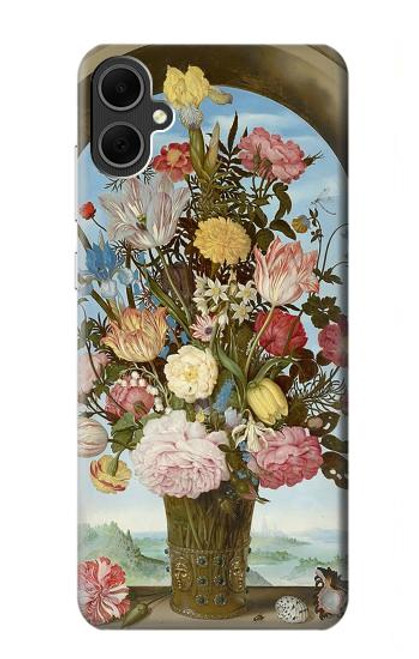 W3749 Vase of Flowers Hard Case and Leather Flip Case For Samsung Galaxy A05