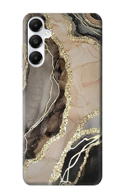 W3700 Marble Gold Graphic Printed Hard Case and Leather Flip Case For Samsung Galaxy A05s